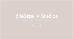 Desktop Screenshot of bitesizetv.com